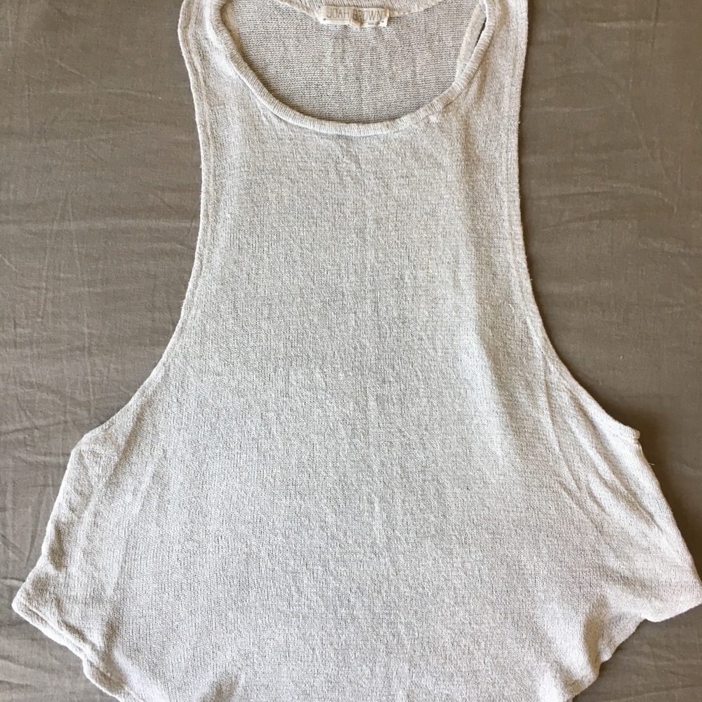 ❤️SOLD❤️ Joah brown muscle tank s/m
